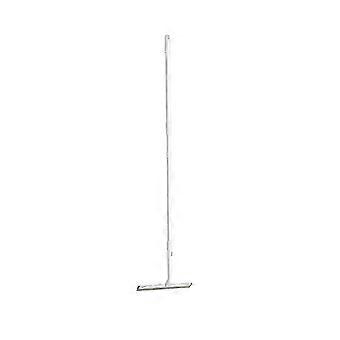 28cm Silicone Floor Cleaning Broom & Squeegee - Pet Hair Removal Dust Wiper for Bathroom and Home Use