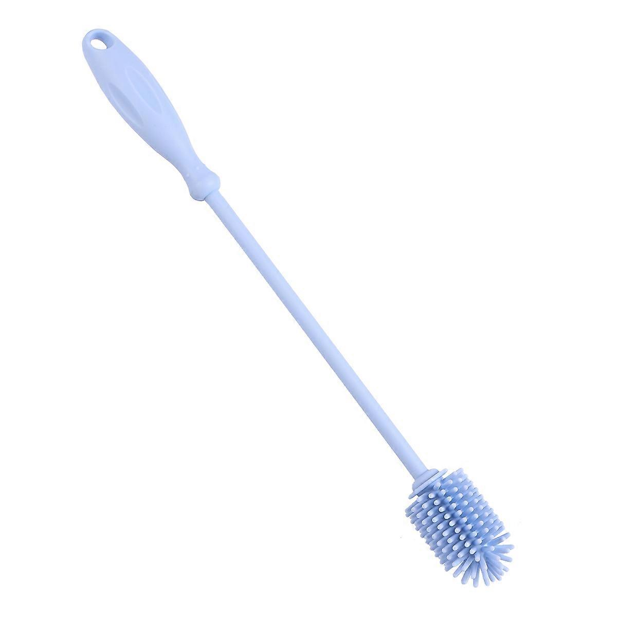 Skyblue Silicone Bottle Brush with Long Handle for Cleaning Vases Glasses and Bottles Gentle Scratchfree 7.87 Inches