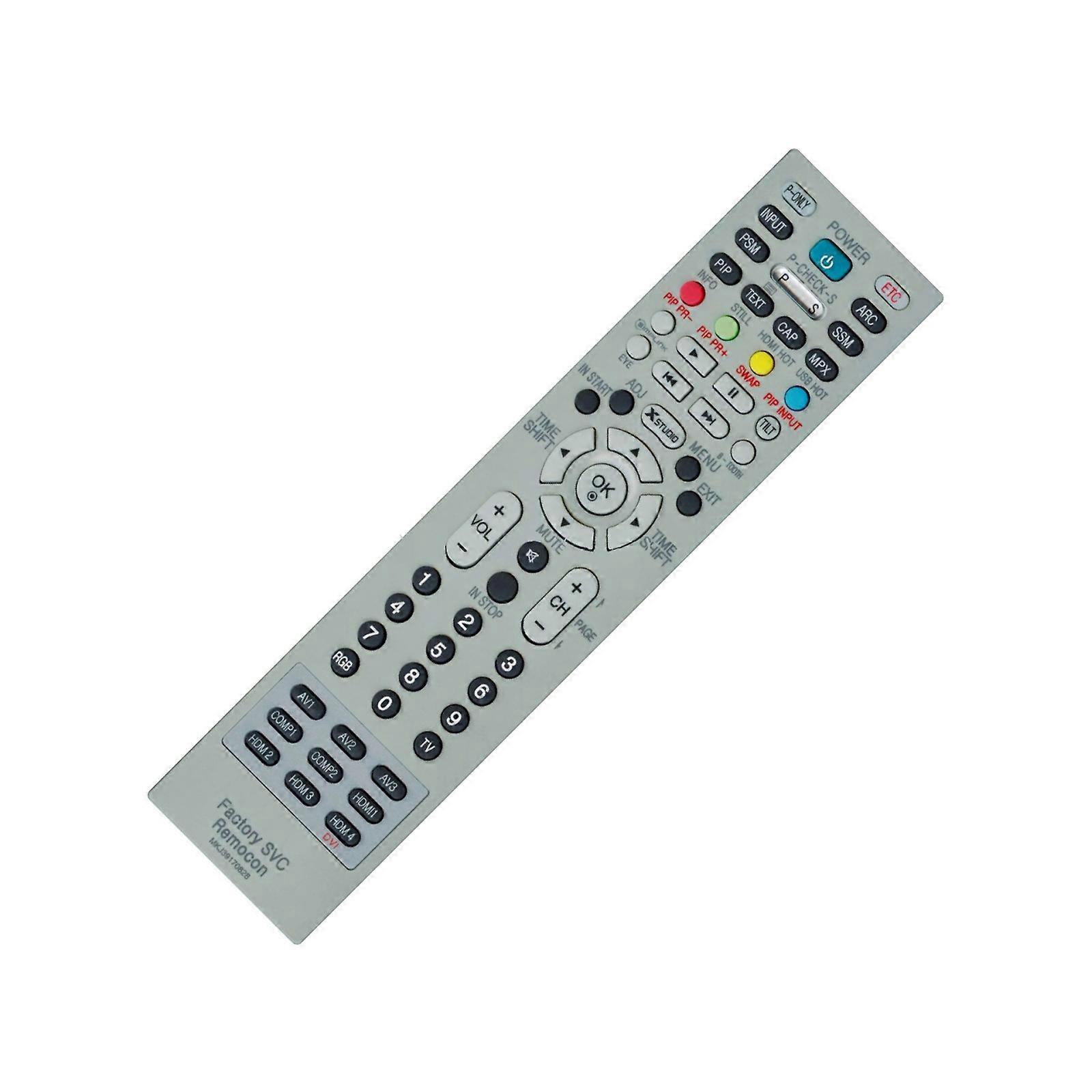 Replacement Remote Control For SVC Remocon MKJ39170828 TVs Controller With MultiFunction Button And Ergonomic Design Multicolor
