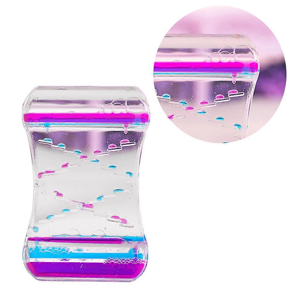 Bubble Timer Sensory Liquid Timer For Desk Decor Birthday Gift 9x3.2x13.8 Cm 1Pc