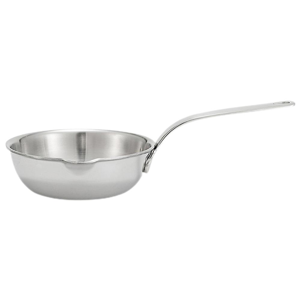 Saucepan With Pour Spout Stainless Steel Sauce Pan Single Users 21X12X7CM Making Sauces 1Set