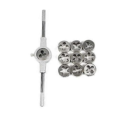 Thread Tap Key Tool Set M6 M7 M8 M10 M12 Metric Screw Matrix for Mould Processing Hand Tool Set 11 Pieces