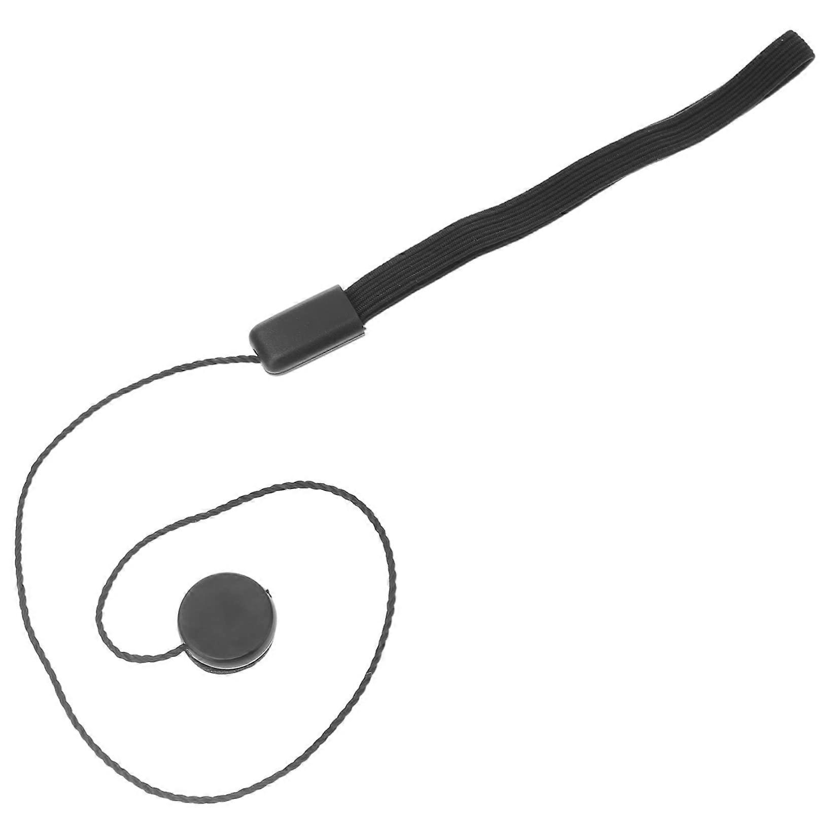 Lens Cap Holder 20 Pack, Elastic Cord Retainer For Camera Lenses, Black ABS
