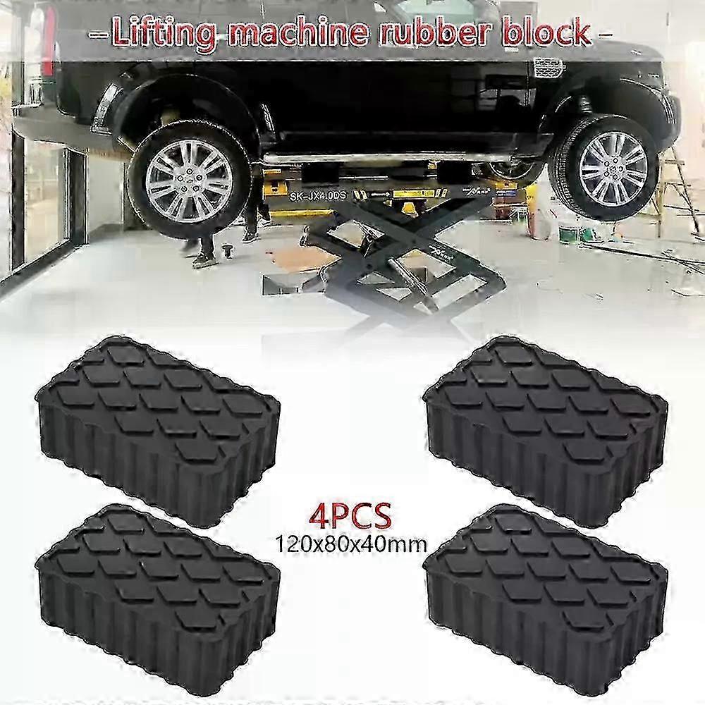 Universal Scissor Lift Slope Pads - 4-Pack (120x80x40mm)