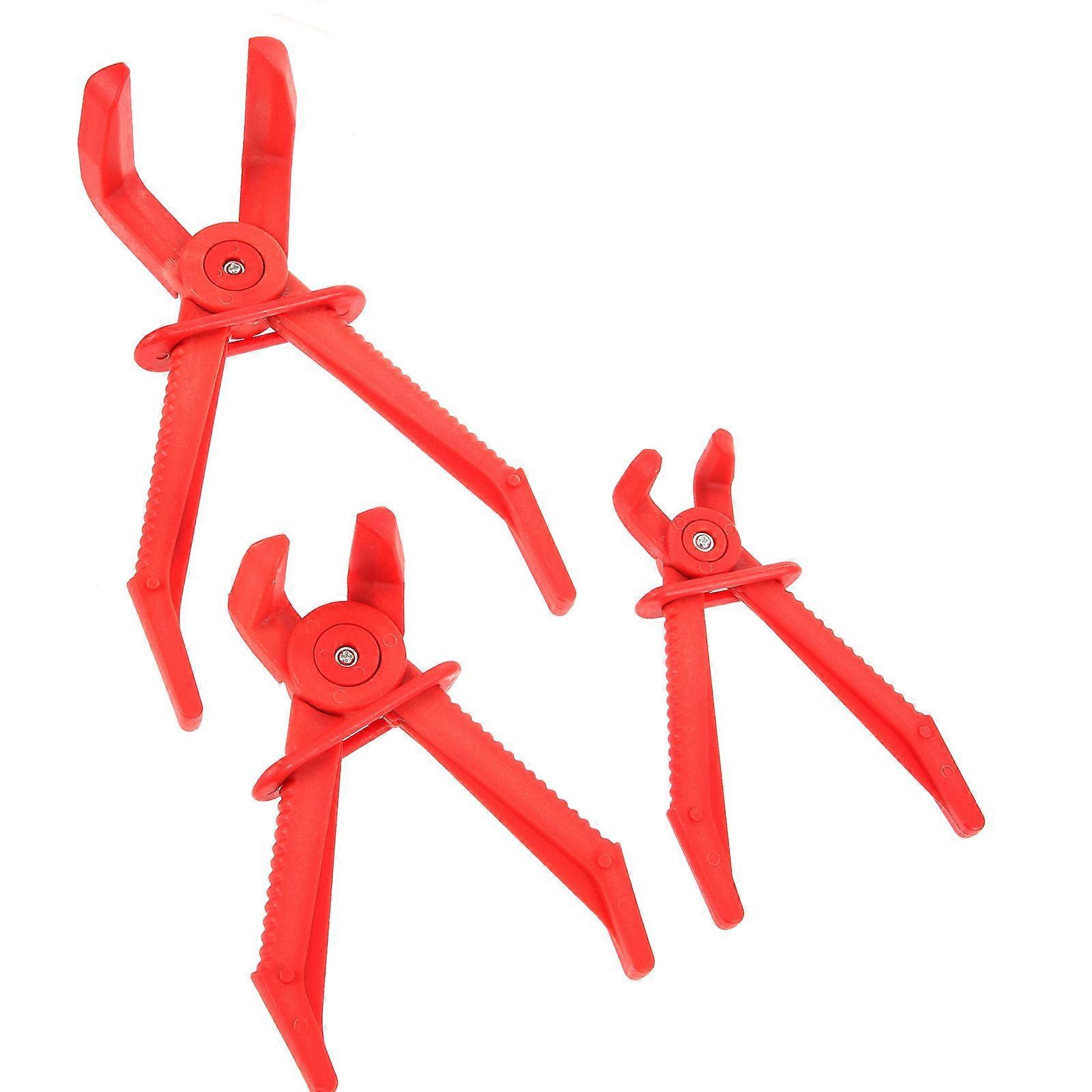 Hose Clamp Pliers Kits Hose Clamping Workshop Use Bent Tip 3Pcs For Mechanics