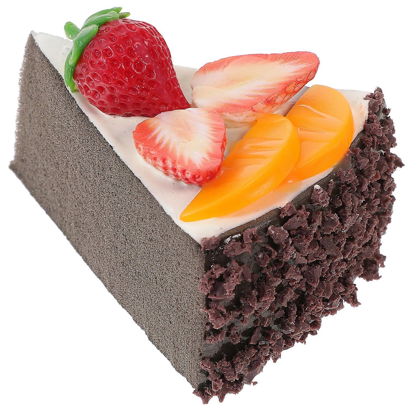 Simulation Gourmet Cake Ideal For Photography Sessions Featuring Stunning Realistic Design 1Pack