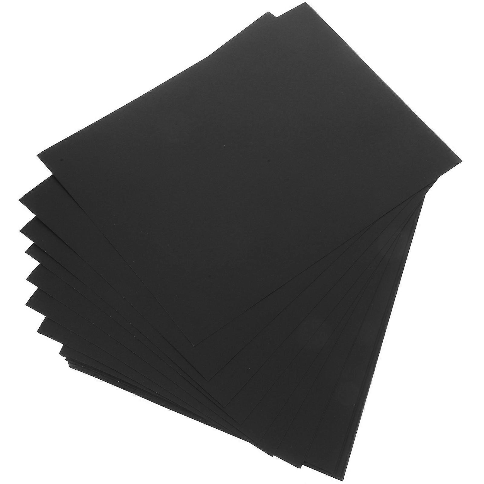 50pcs Black Paperboard Card Stock for DIY Crafts Easy to Use Safe Lightweight for Painting and Drawing