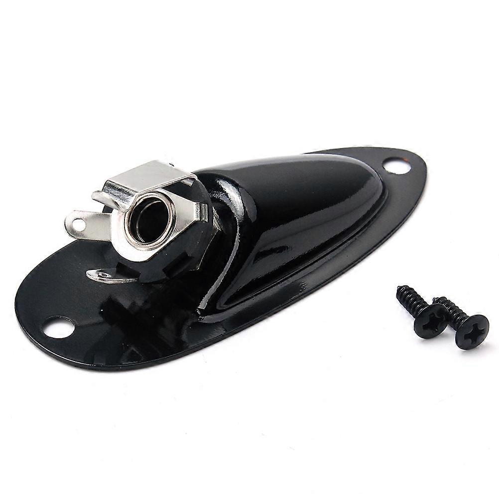 Jack Plate Input Jack Socket Steel Material Music Performance Accessory For Guitarists 1Set