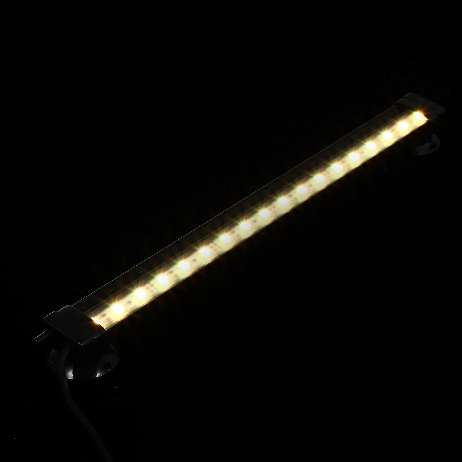 Oxygenation LED Light For Fish Tank Enthusiasts With Durable Resin Material In Black 1Pcs