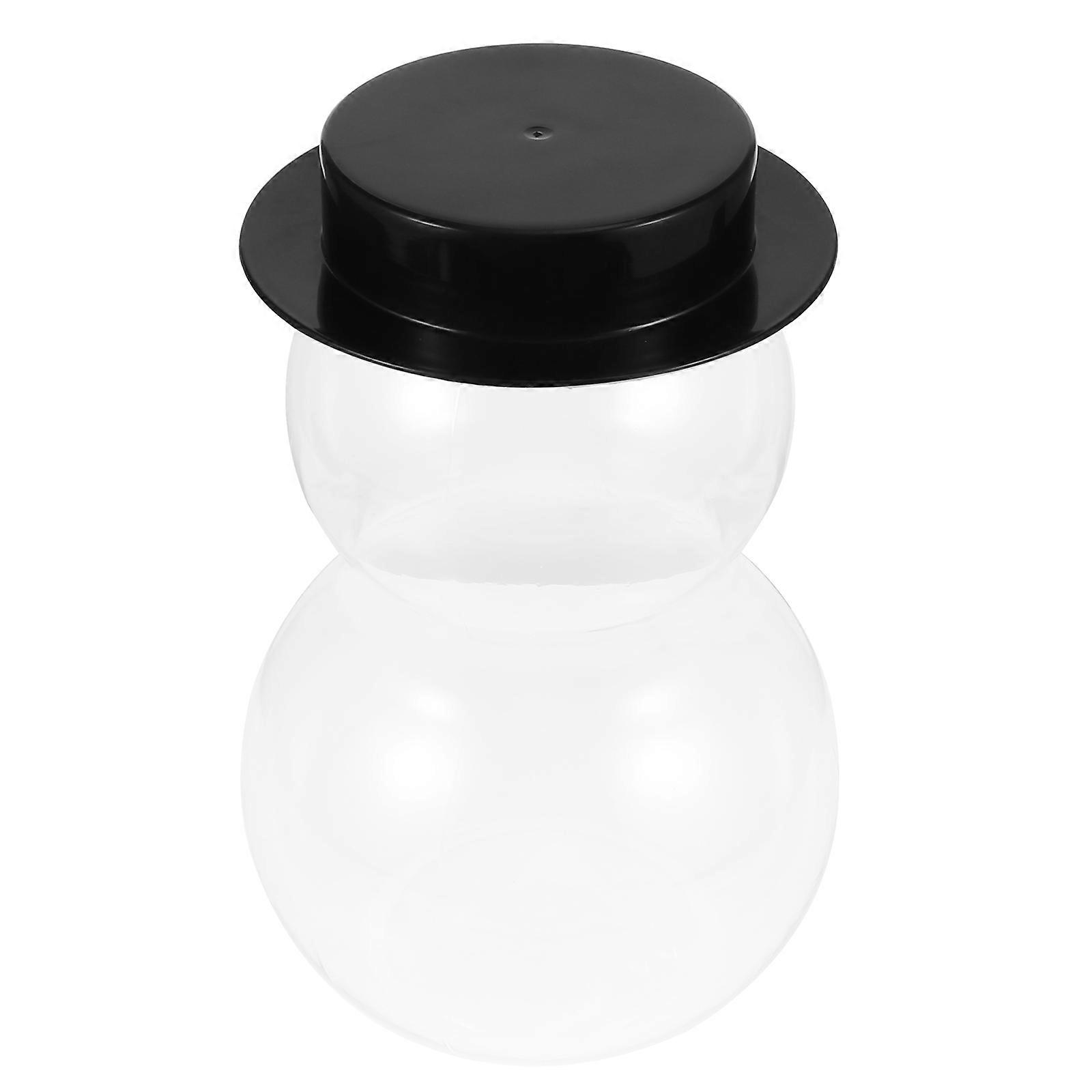 Kitchen Storage Jar Snowman Shape Hotel Use 14.5X26.5CM Dust Prevention 1Pack