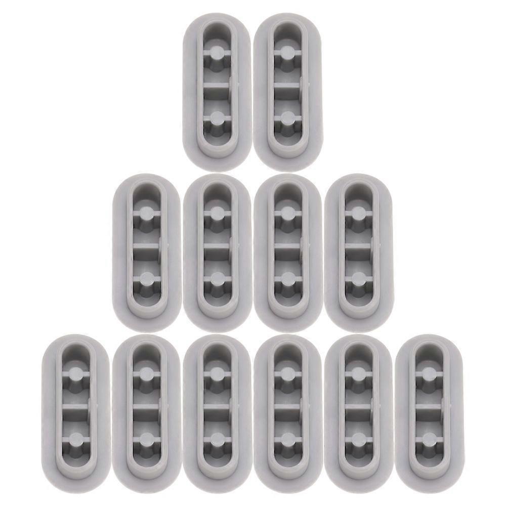 12pcs Toilet Seat Gasket Cushioning Pad Bumper for Home Use