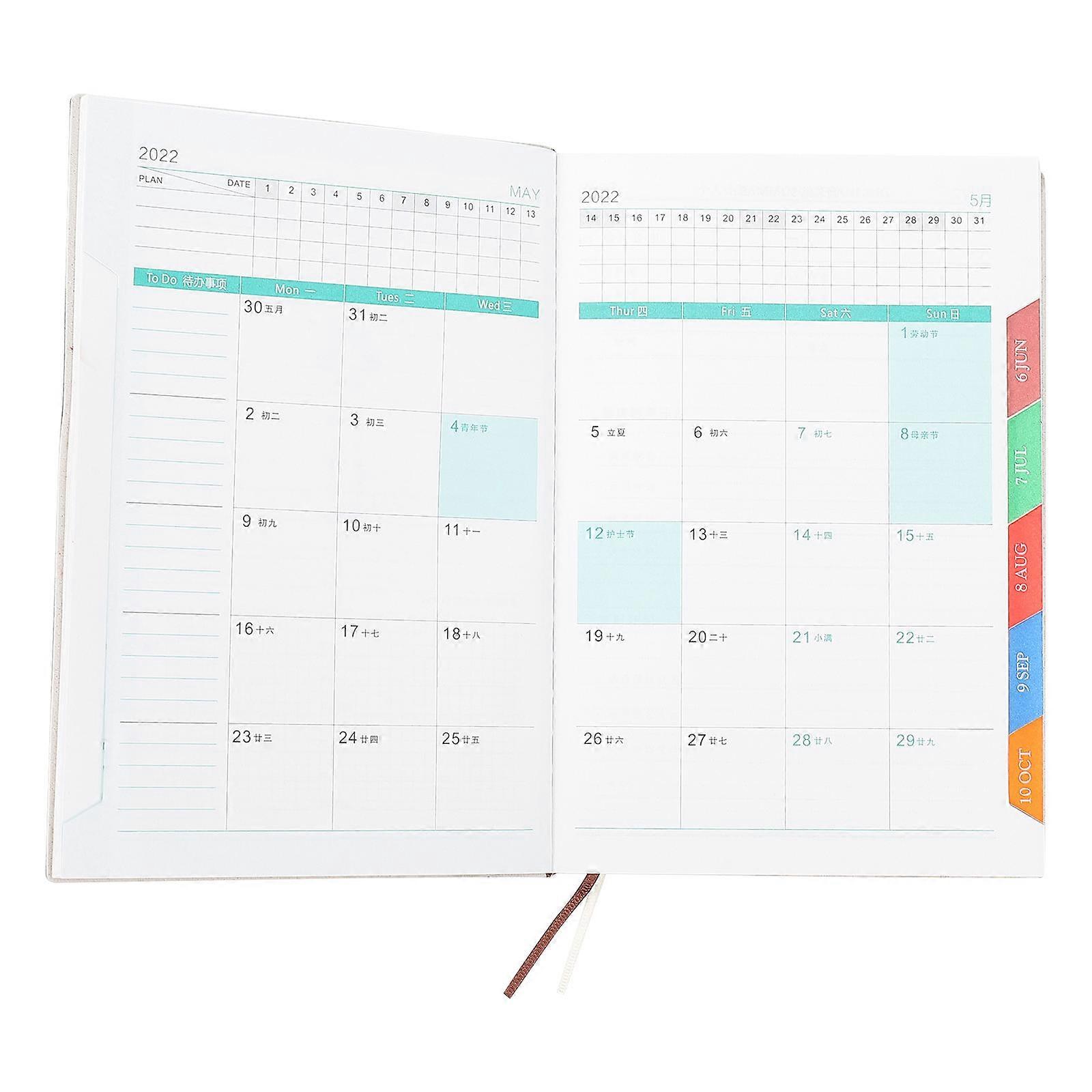 Schedule Planning Notepad Daily Planner Notebook Stylish Plans Recording Notepad