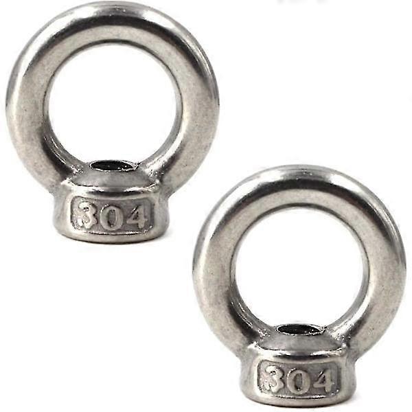 M14 304 Edelstahl-Ringmutter (2er-Pack)