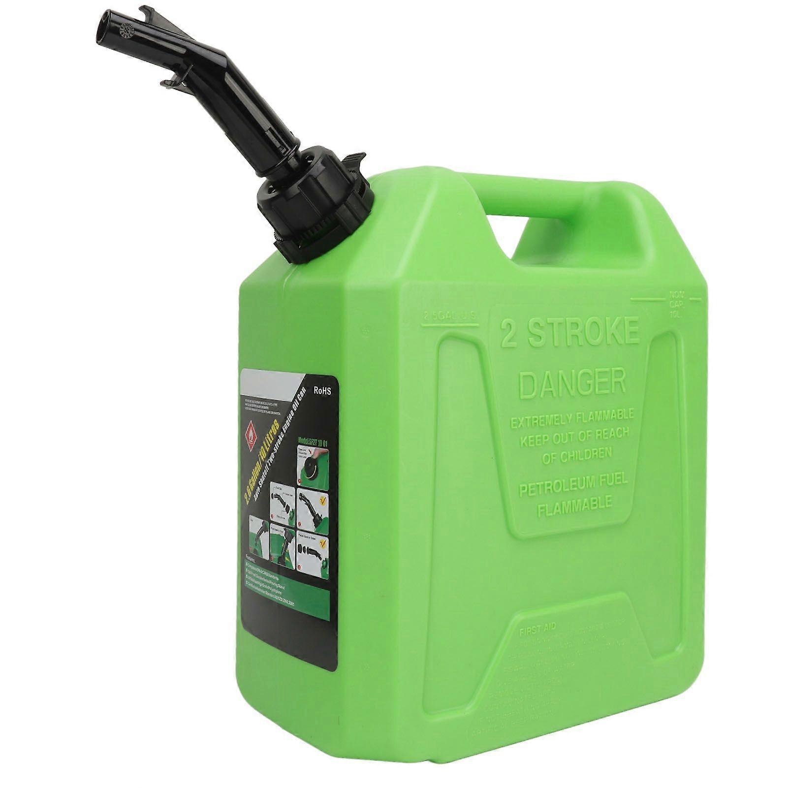 10L portable gasoline tank for RV camper SUV speedboat