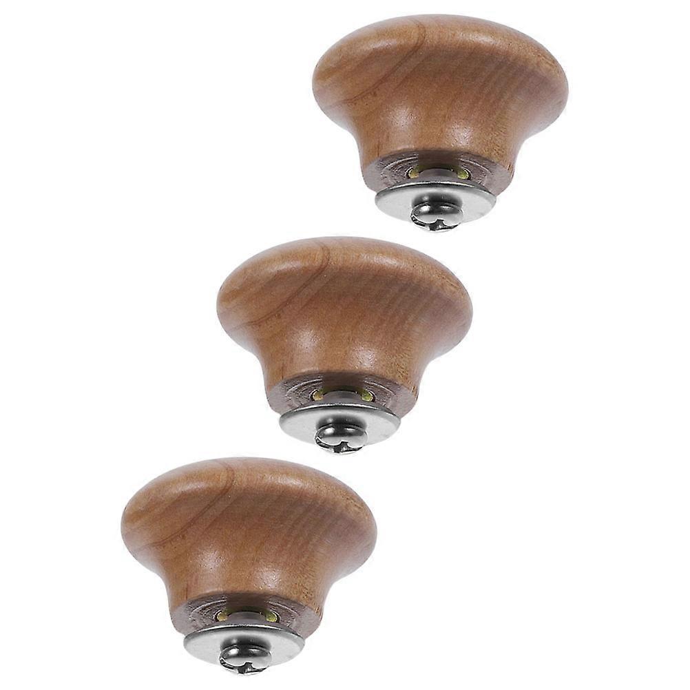3pcs Heat Resistant Pot Lid Handle Knobs, Wear Resistant Replacement Grips for Cookware, Frying Pan, Saucepan and More