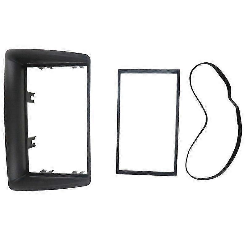 2 דין פאשיה עבור פיאט פנדה 2003- 2012 רדיו סטריאו פאנל התקנת מקף הר קישוט ערכת מסגרת Pla