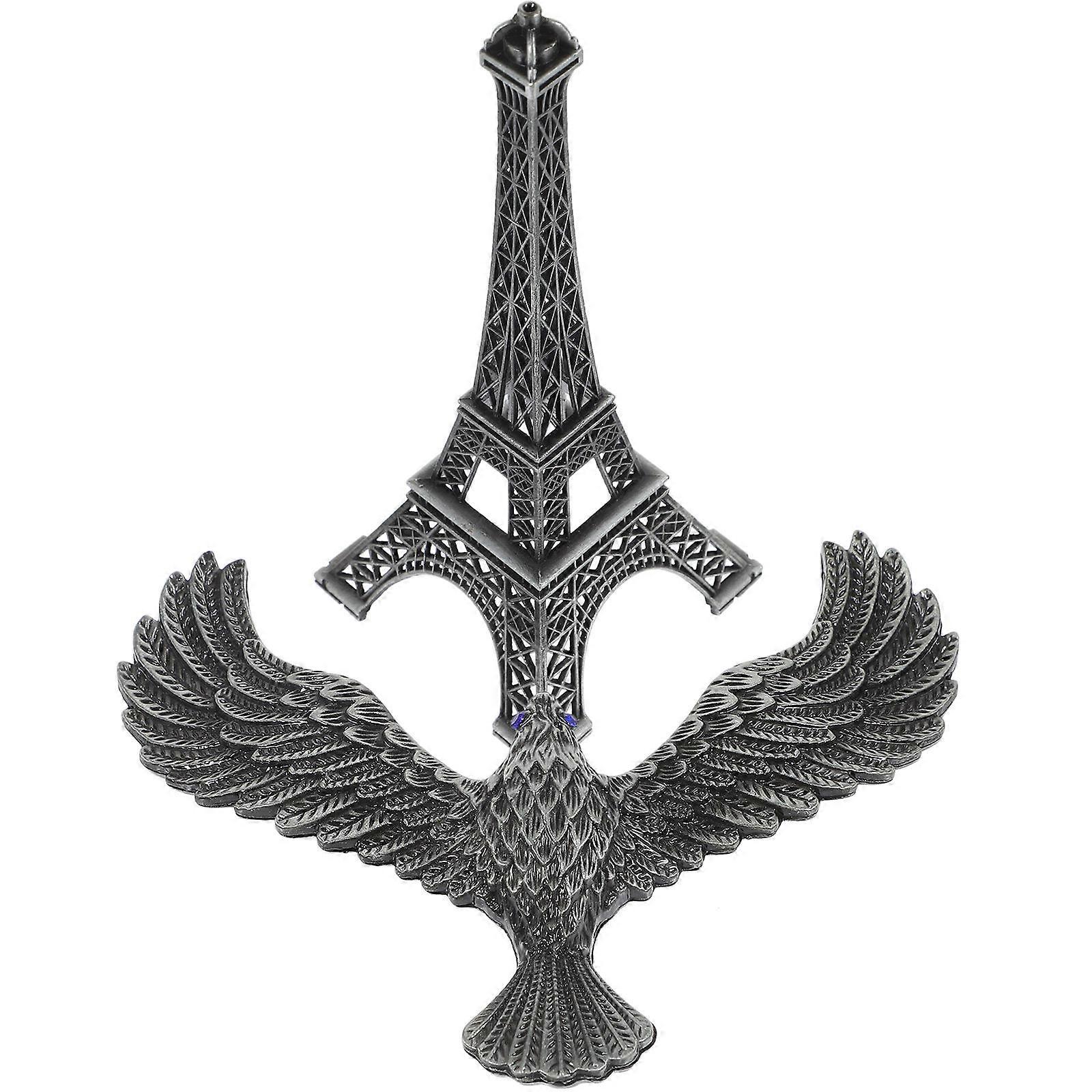 1 Set Balance Bird Alloy Eiffel Tower Eagle Office Home Decoration