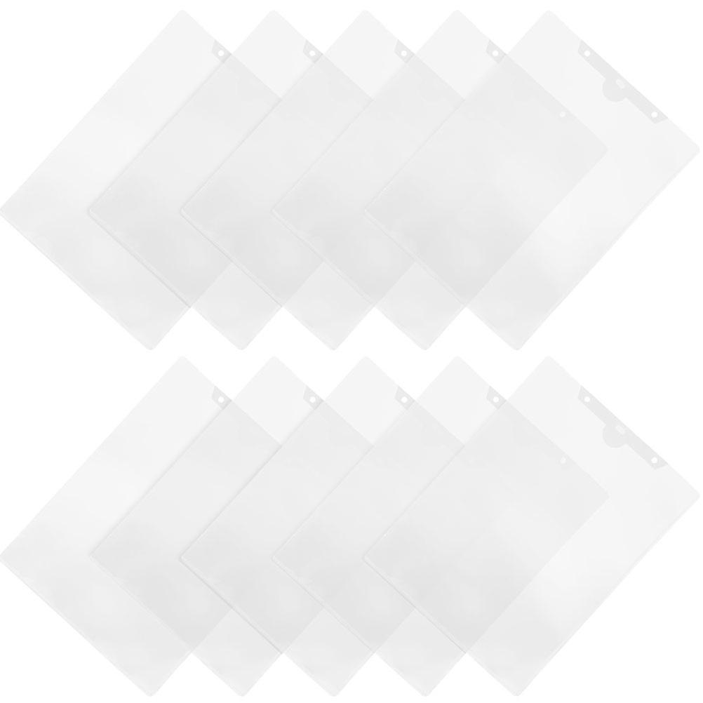 Plastic File Folder File Protector for Storage Use 24Pcs Clear Hanging Document Sleeve