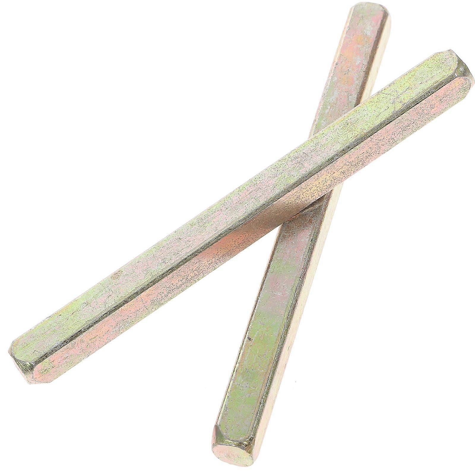 2pcs Old Door Knob Replacement Door Spindle Bar 85mm Antique Square Spindle