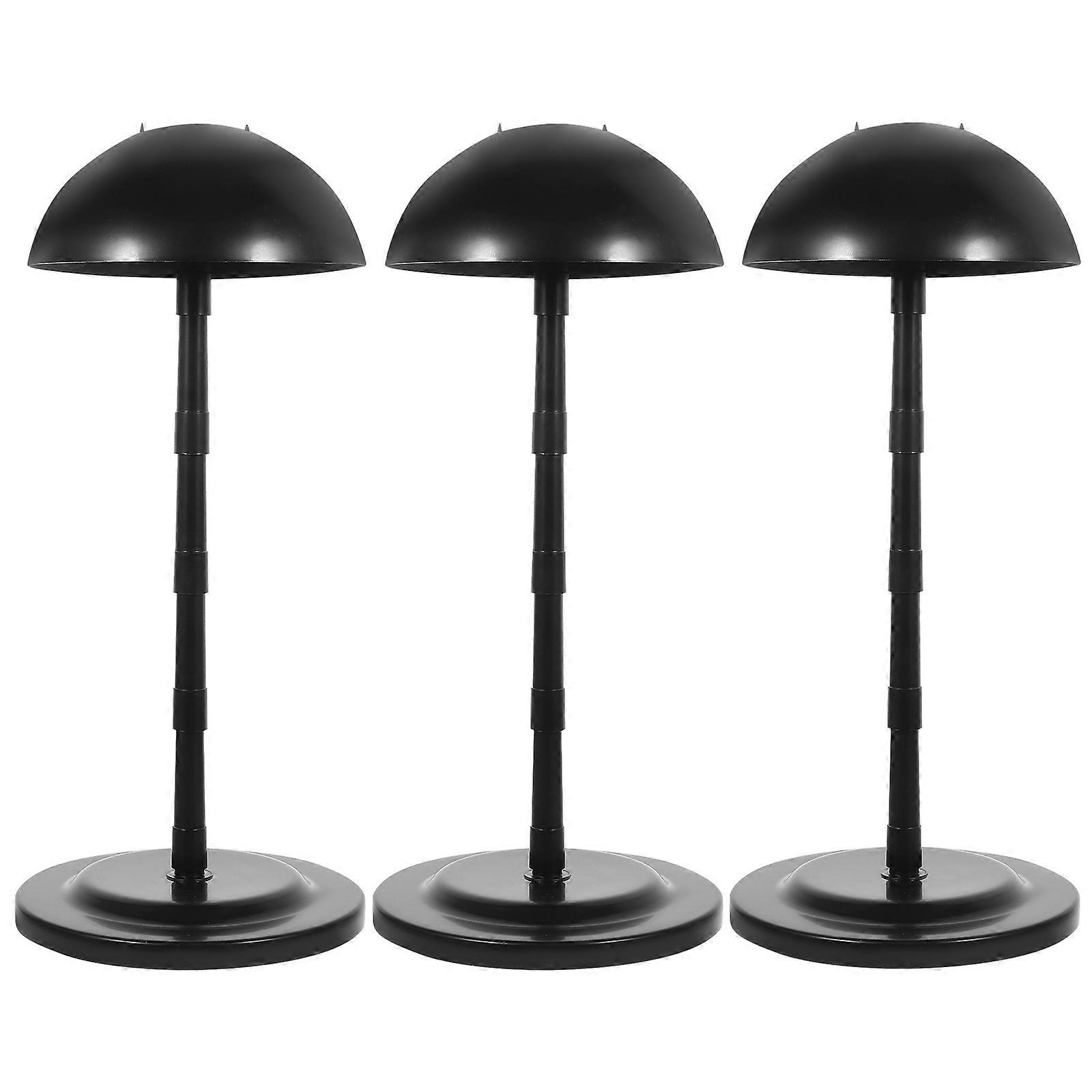 3Pack Portable Wig Display Rack With Detachable Design Suitable For Travel And Daily Use For Women And Girls