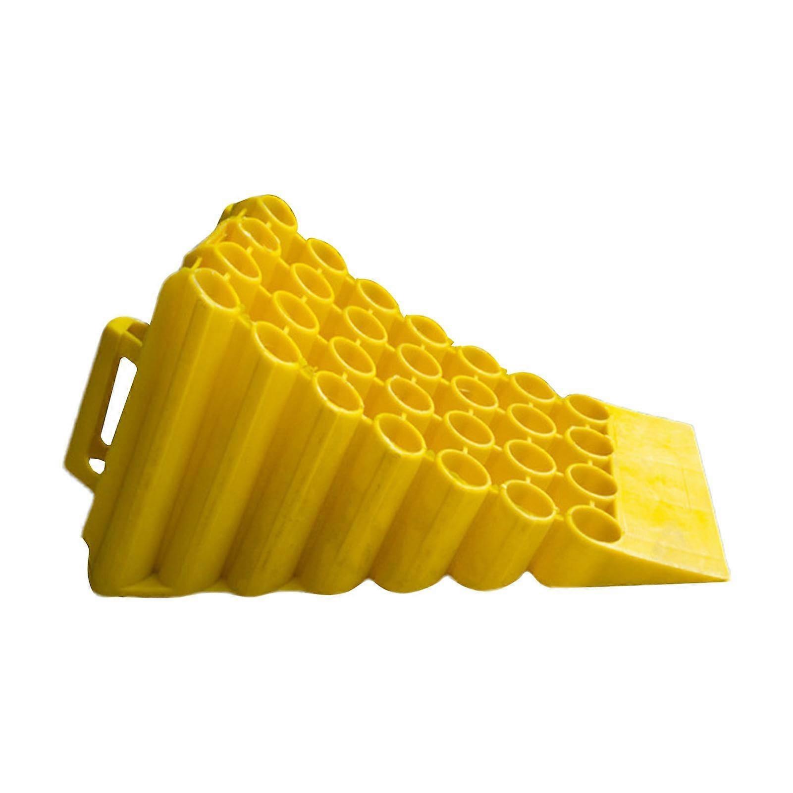 Wheel chocks Durable, nonslip tire stopper ensures parking stability – wheel chock stopper for trucks, SUVs, cars, travel trailers, motorcycles.