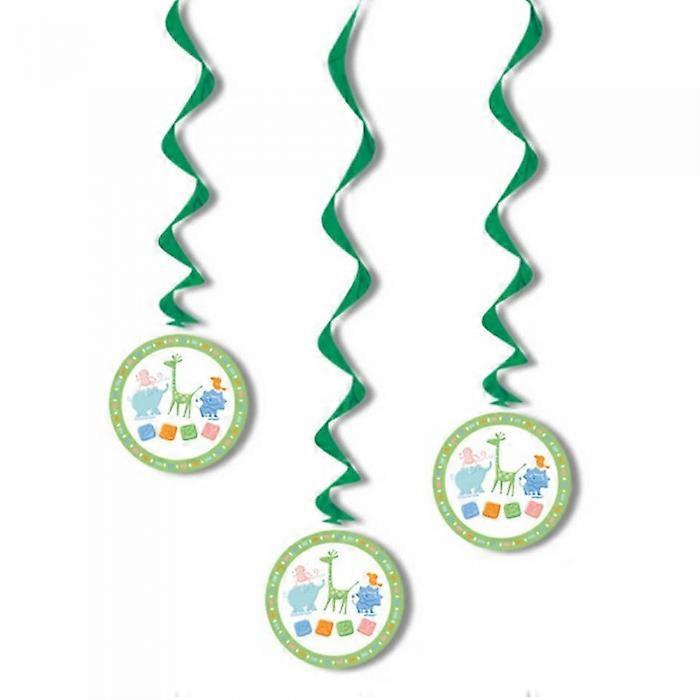 Unique Party Baby Shower/Birthday Party Animal Streamers (Pack of 3)