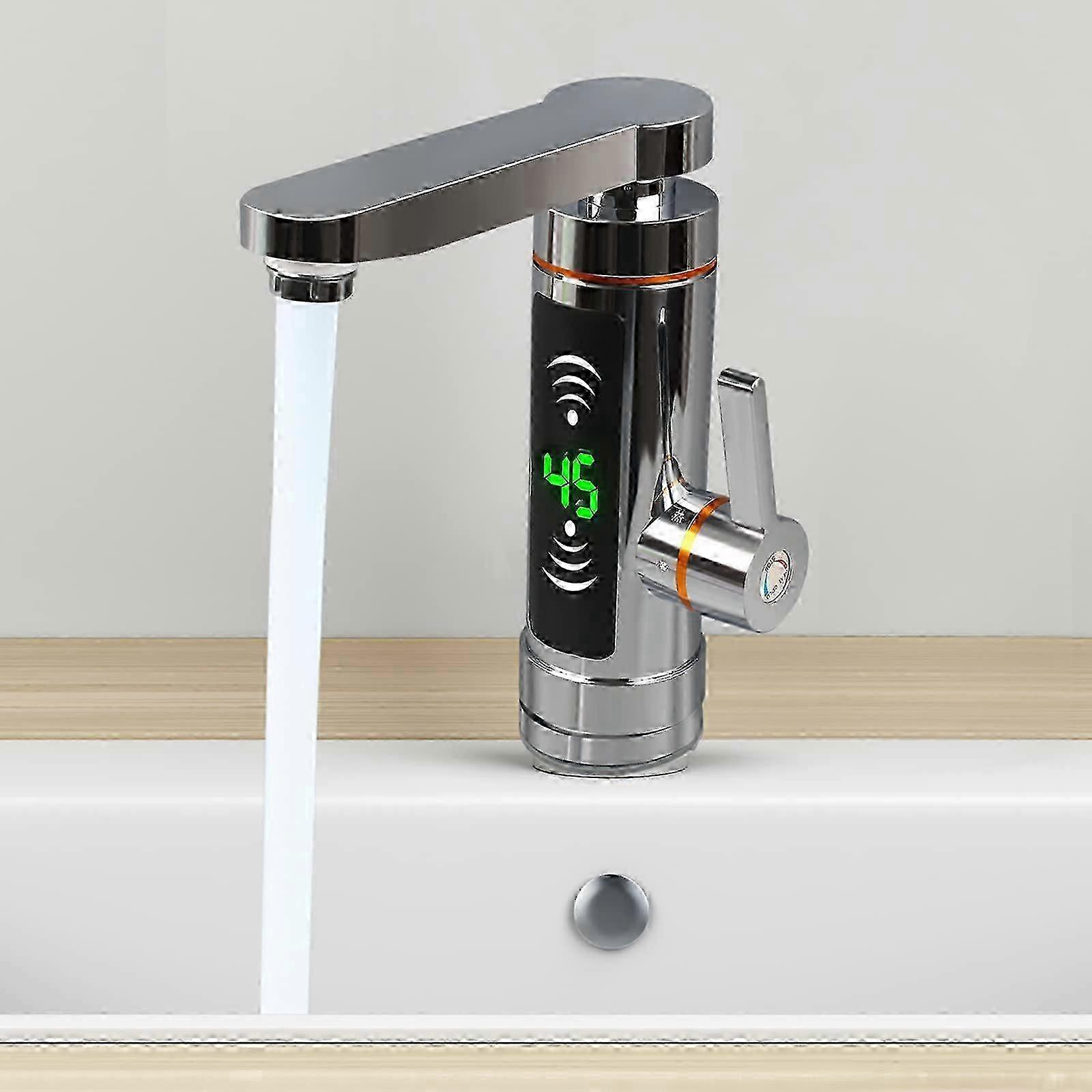 Electric instantaneous water heater - Hot water tap - 30-60 C - 220 V - With instantaneous water heater - LED digital display - 360 rotating electric