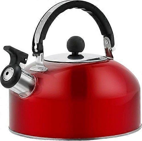 Bouilloire sifflante de 2,0 L en acier inoxydable de qualité polie Bouilloire de camping de 2,0 litres