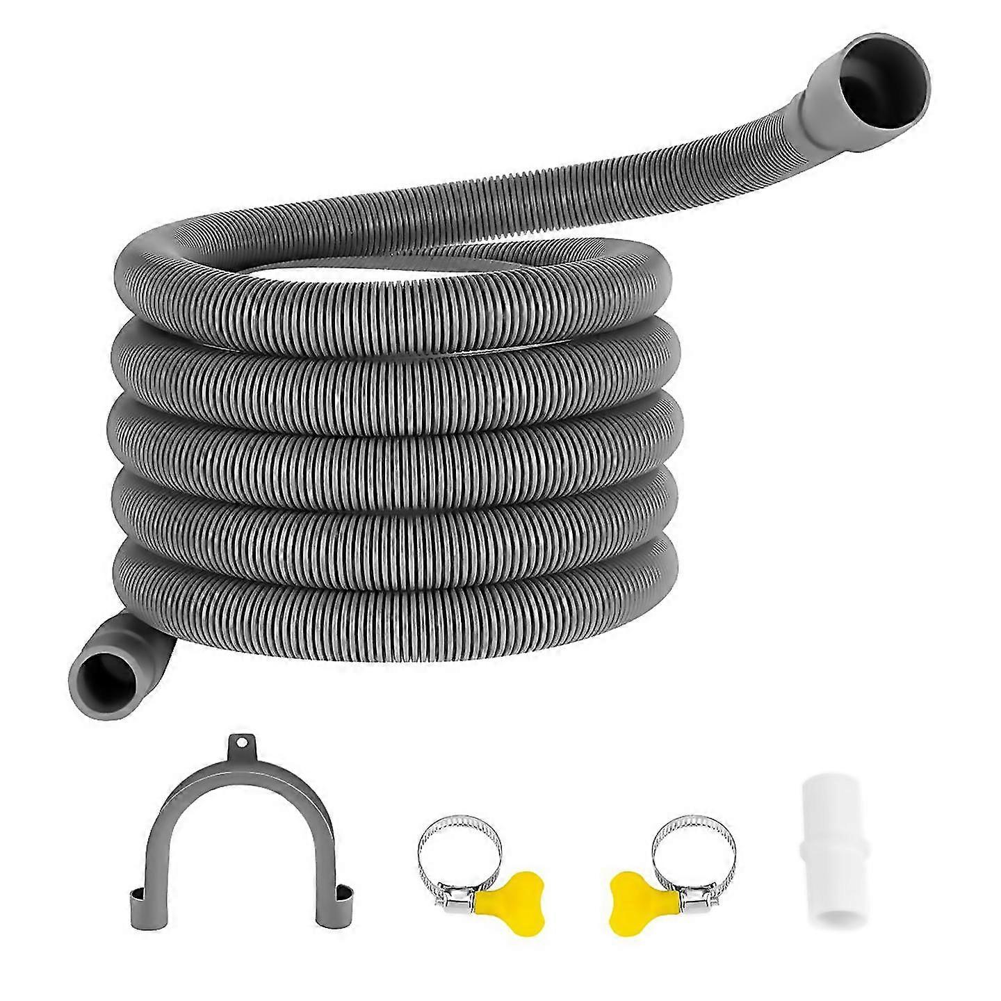 For drain hose extension set universal washing machine hose 1m include bracket hose connector and