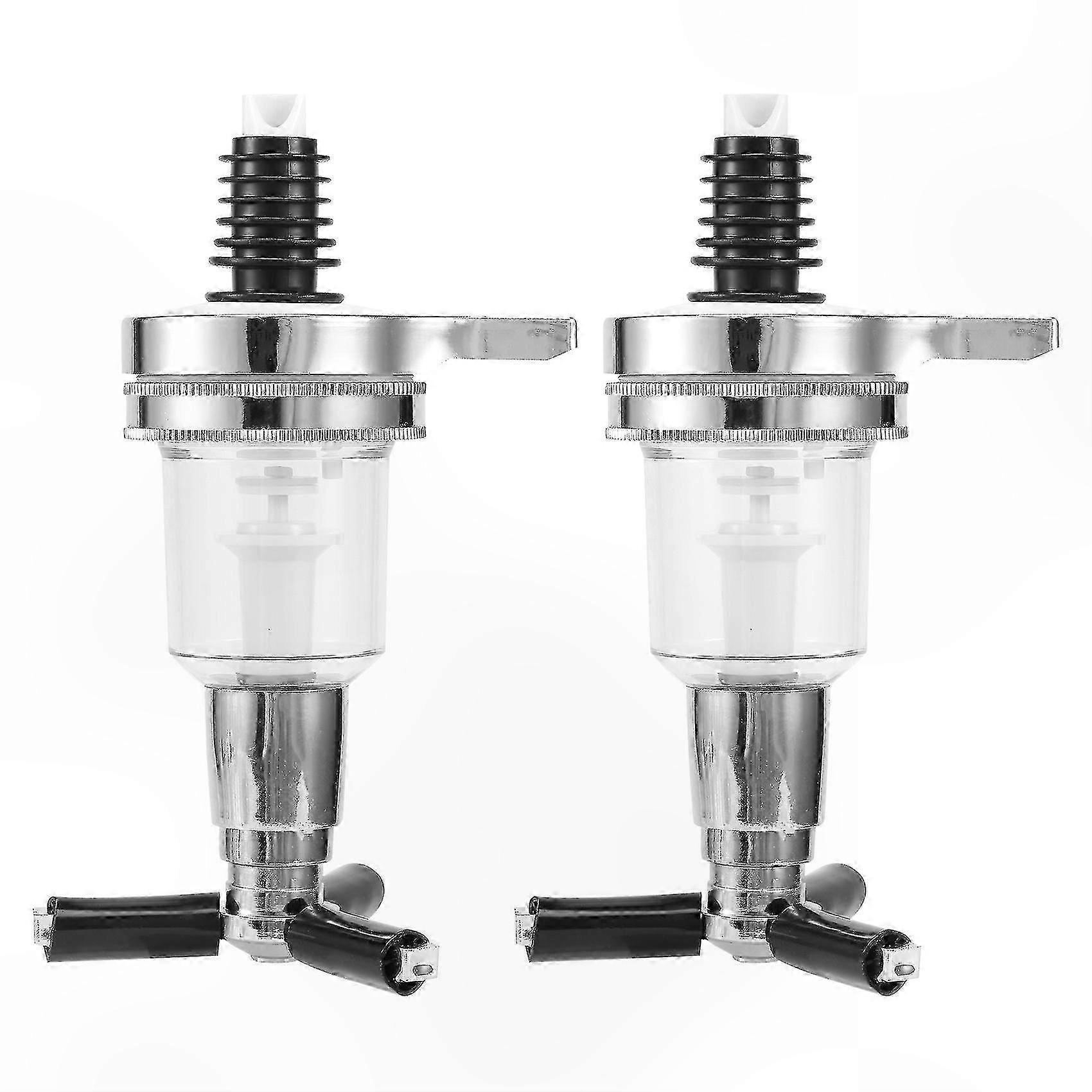 2-Pack 45ml Wall-Mounted Liquor Dispenser Nozzles for Bar Caddies