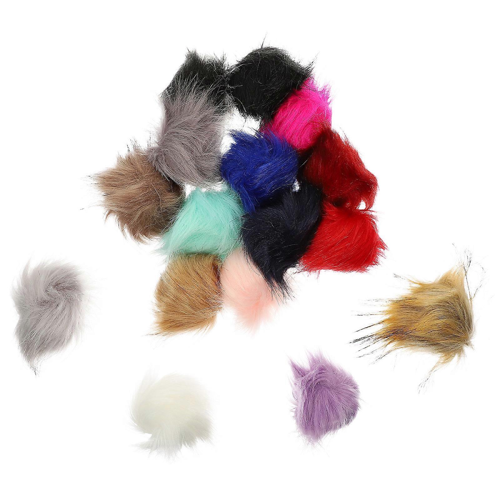 Clothing Decorative Balls for Headpieces Assorted Color Handmade 16Pcs