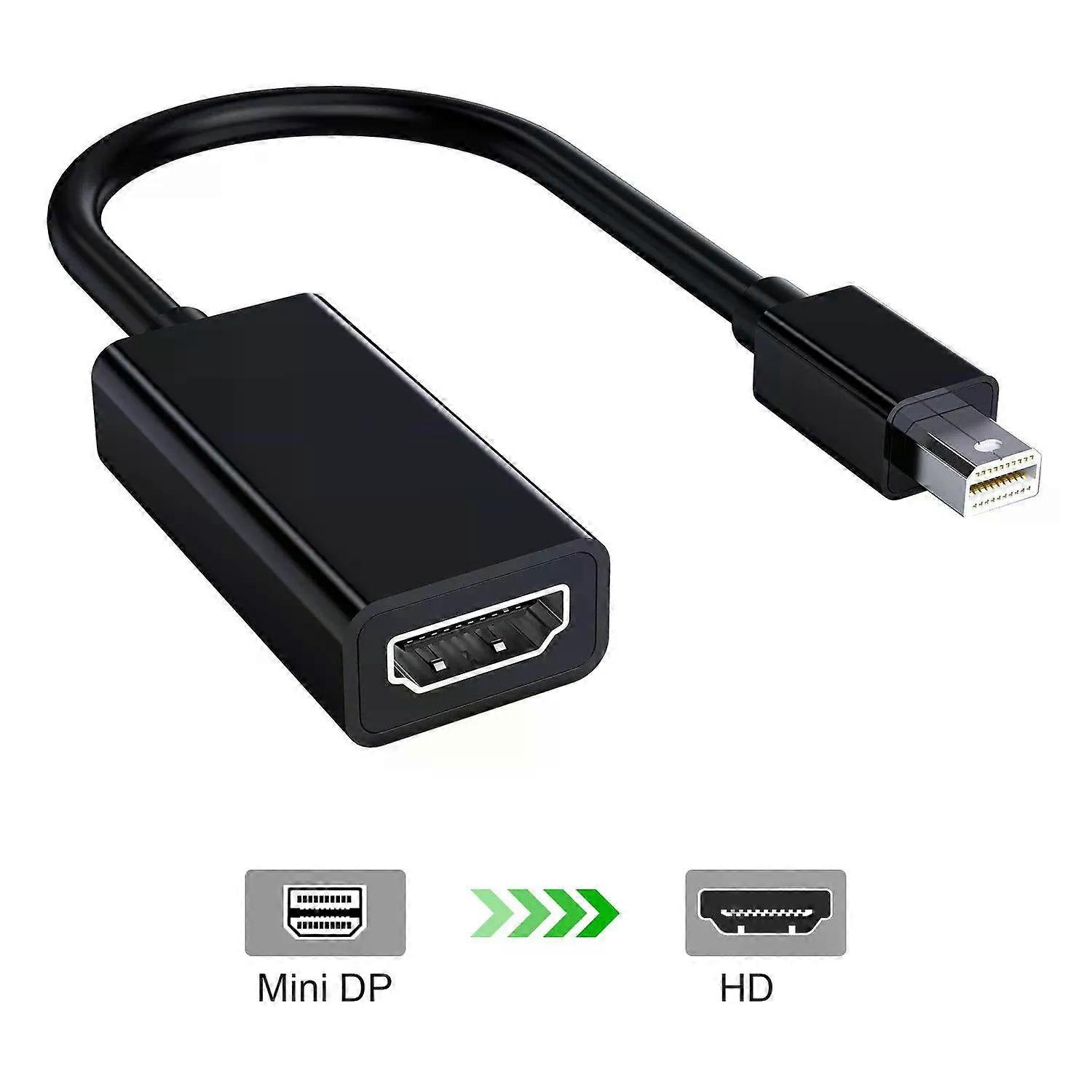 HDMI-compatible Cable 4K Mini DP to HDAdapter 1080P Mini DP Male to HDMI-compatible Female For Apple MacBook Air Pro