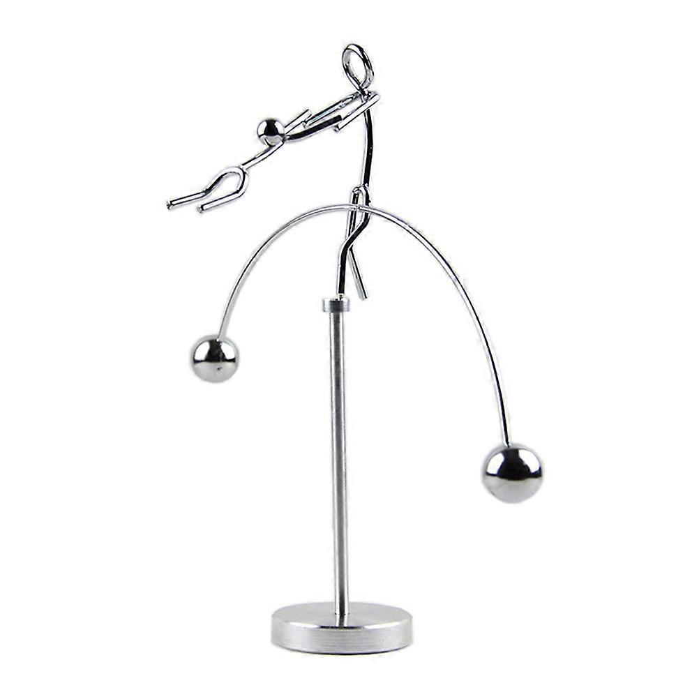 Creative Couple Balance Perpetual Motion Tumbler Office Desk Ornament Dynamic Chic Statue Decoration