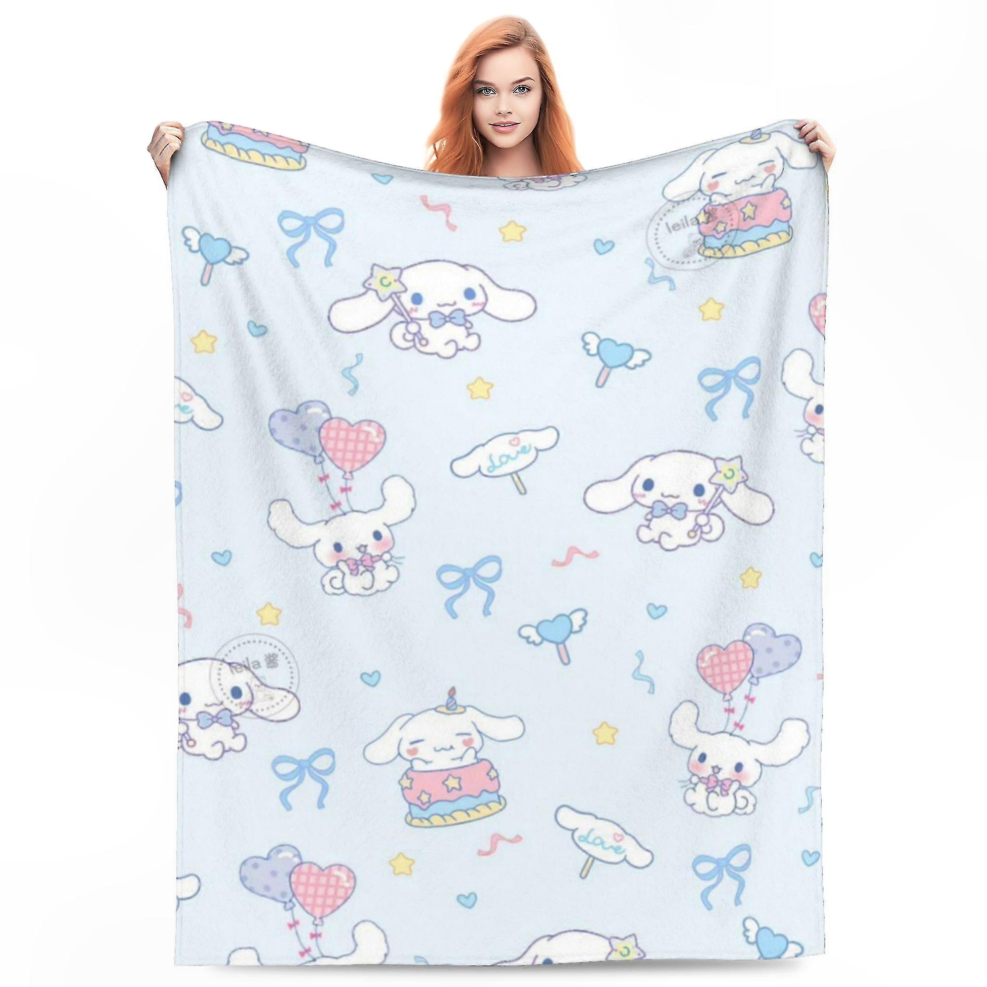 Flannel Throw Blanket for Sofa & Bed - Soft Cozy Decorative Blanket for Home ML4433