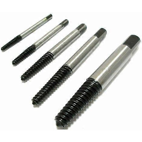 5pcs Screw Extractor Set, Broken Screw Thread Remover Tool for Tap