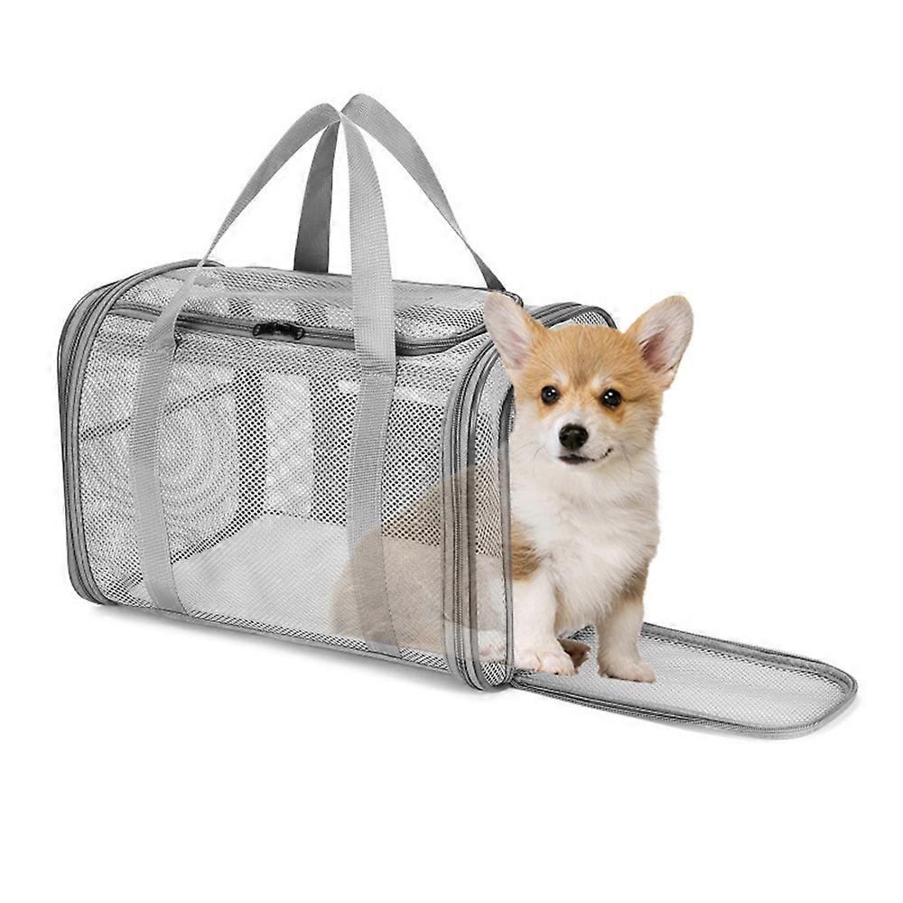 Breathable Mesh Pet Carrier 42x26x29cm Large Space, 4 Colors