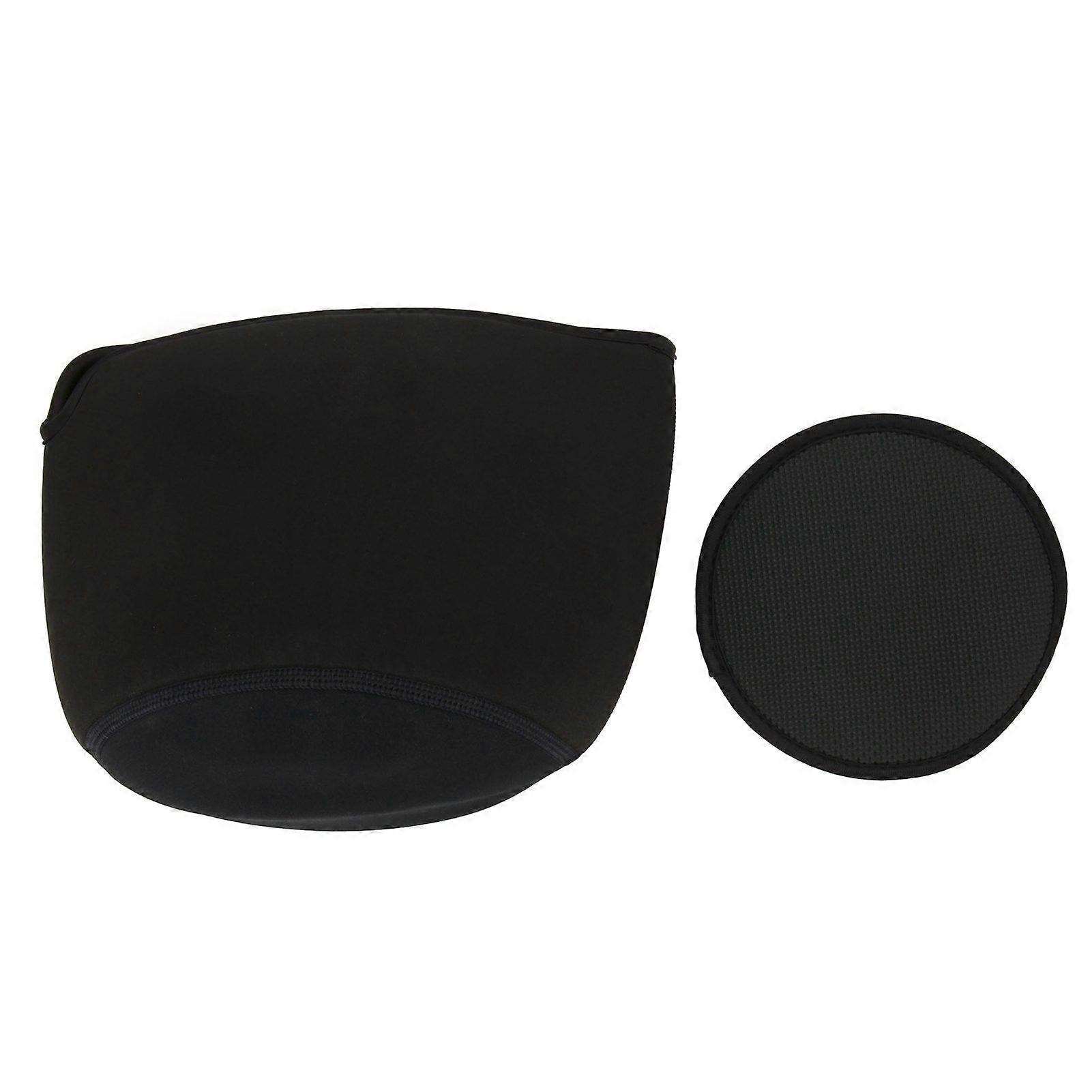 Speaker Protective Cover Dustproof Waterproof BT Speaker Cover Case with Prevent Slip Pad for Homepod 2nd Gen Black