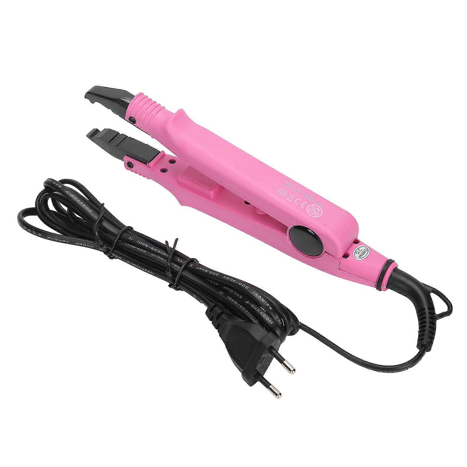 Hair Extension Iron Temperature Change Heated Connector Machine Keratin Tool