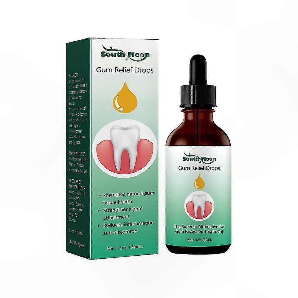Natural Gum Repair Drops, 1-3Pcs Receding Gum Treatment, Restorative Mouthwash for Healthy Gums