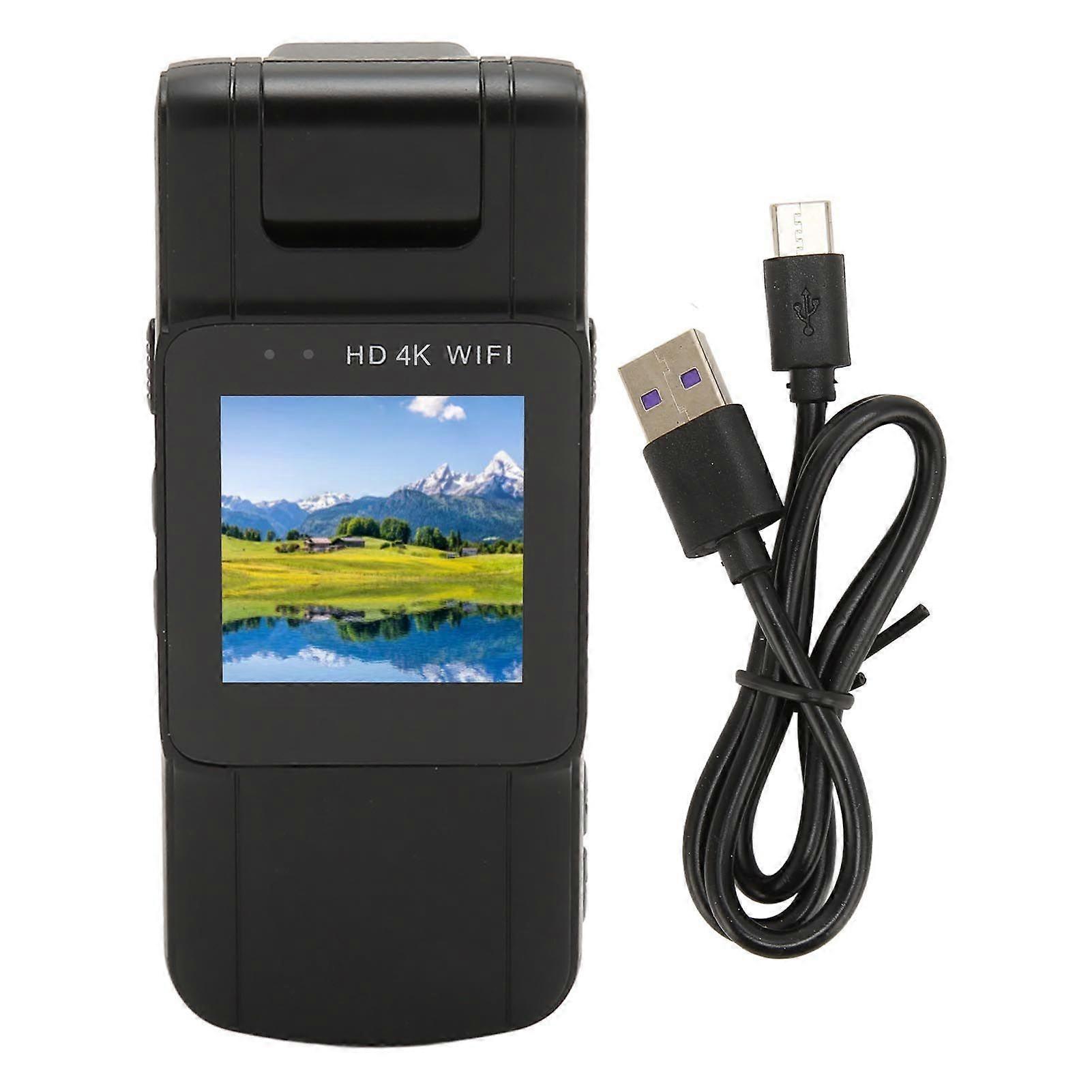 Mini WiFi Wearable Camera HD APP Control Magnetic Portable Wireless Back Clip Video Recorder for Law Enforcement