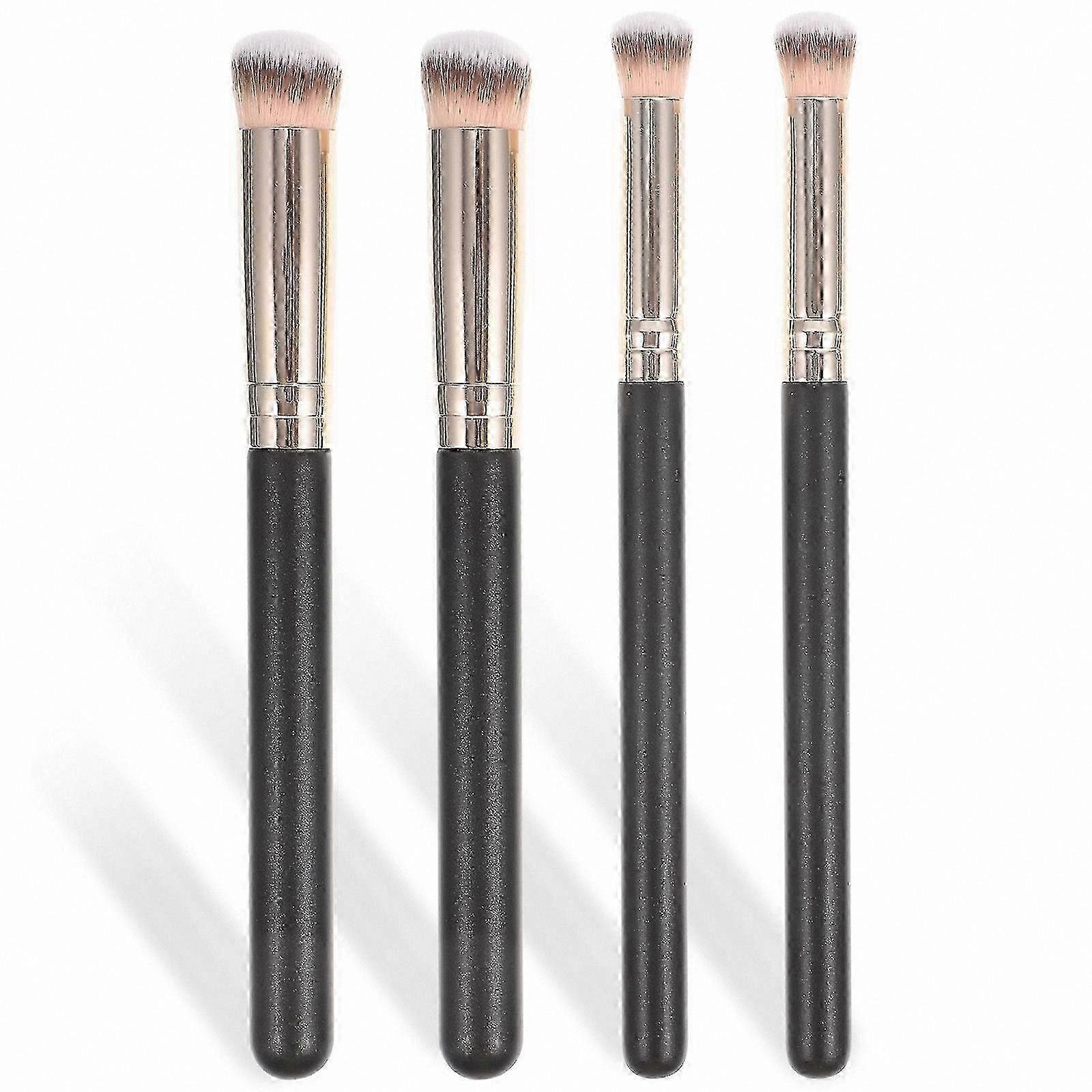 4-Piece Concealer Brush Set for Nose and Face - Angled Design for Effortless Application
