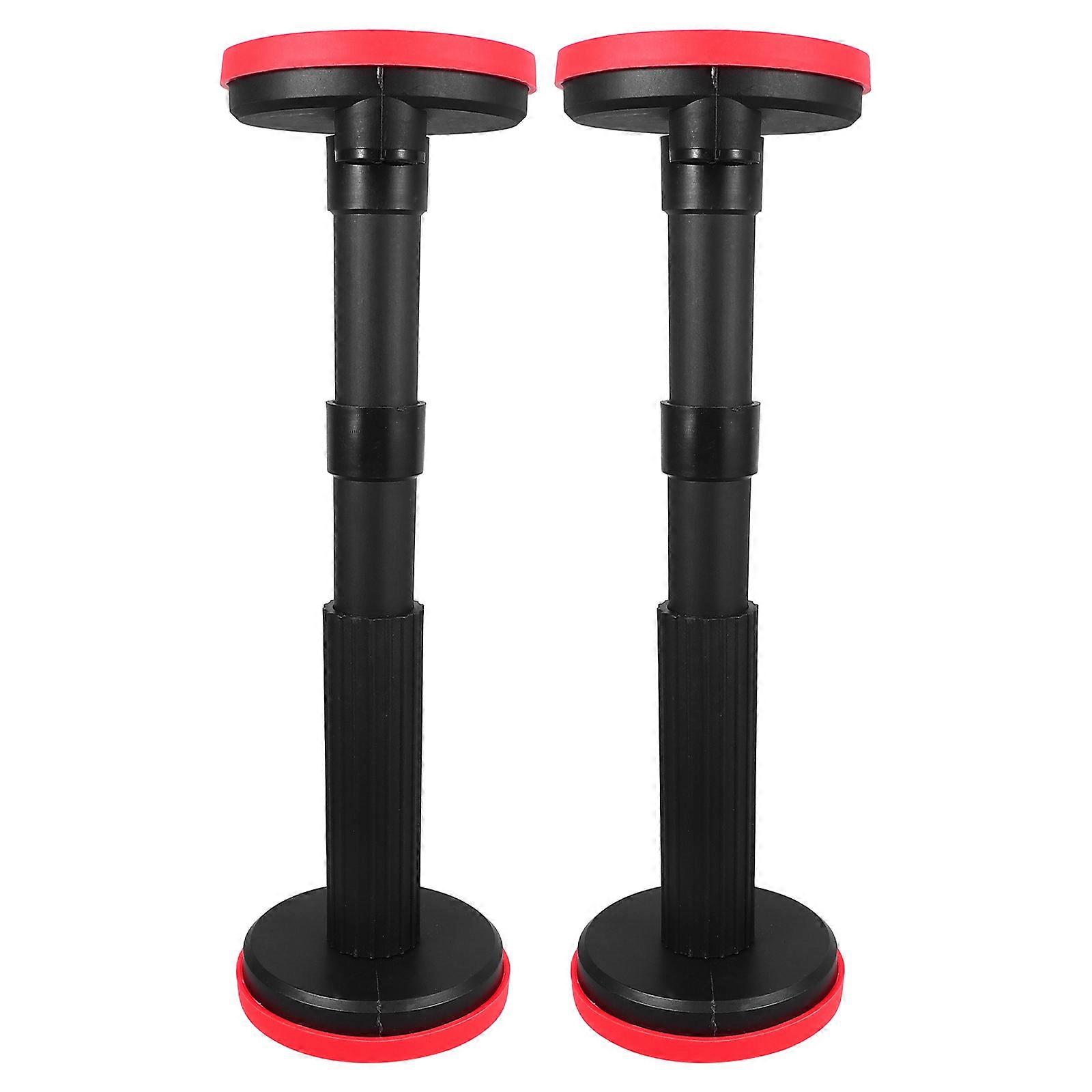 Adjustable Support Pole for Bathroom Cabinet Installation with 2Pcs in Matte Black