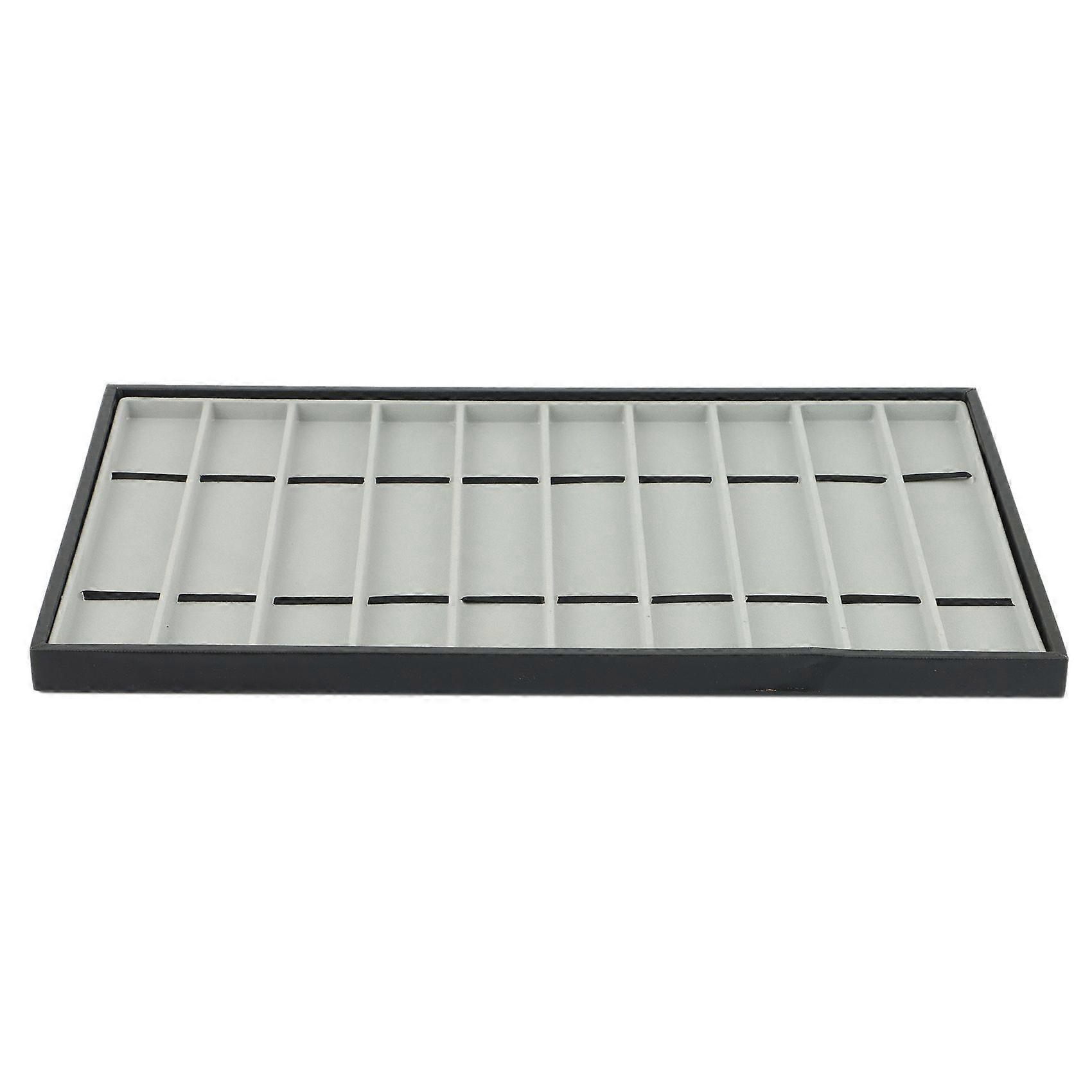 10 Slot Watch Band Holder, Watch Strap Case with Clear Lid, Watch Bands Organizer, Stackable for Wa
