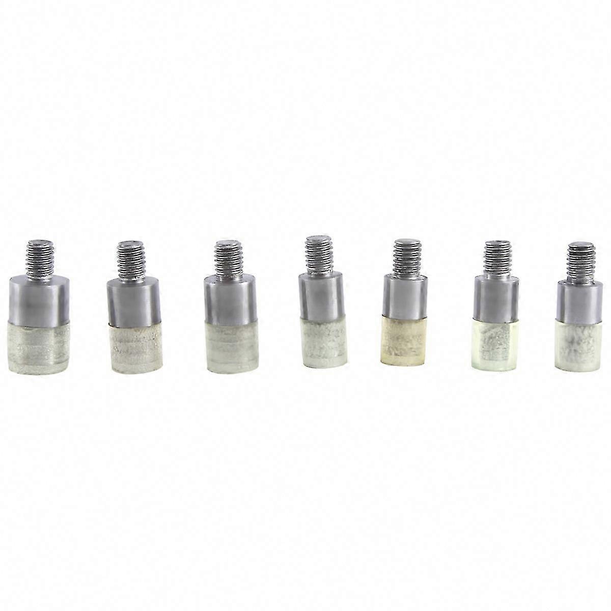 7 Sets Double Cap Rivets Dies Mould Tool for Hand Machine Size 5mm-12mm DIY Craft