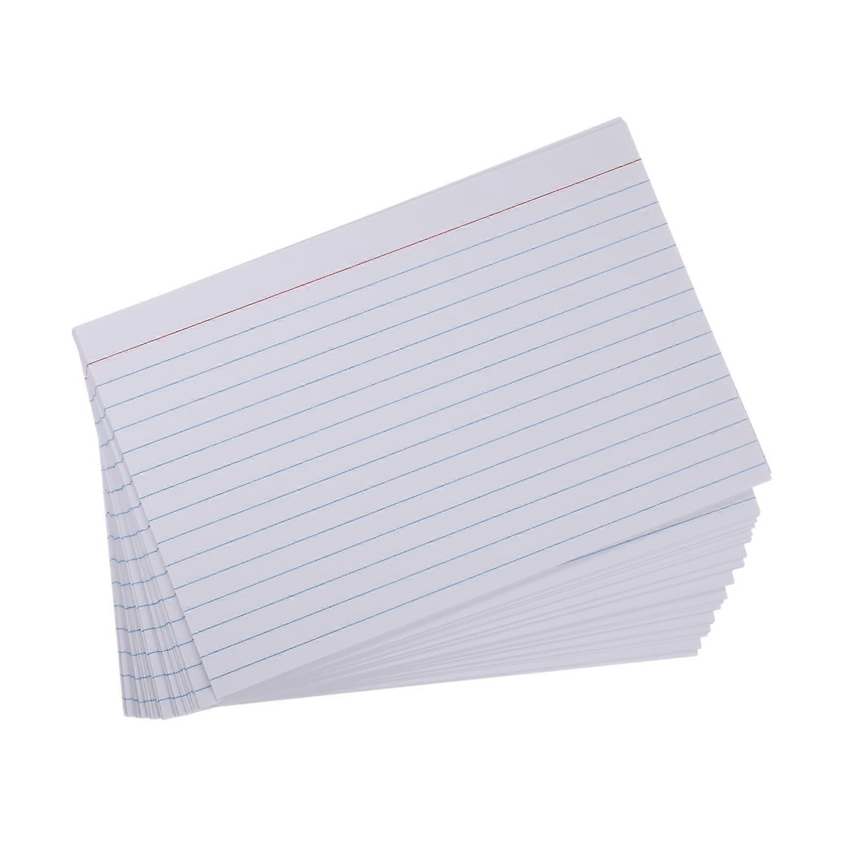 Blank Writable Index Cards 200Count Lined Flip Cards 15.00 x 10.00 x 3.00 cm Revision Study Supplies for College Office