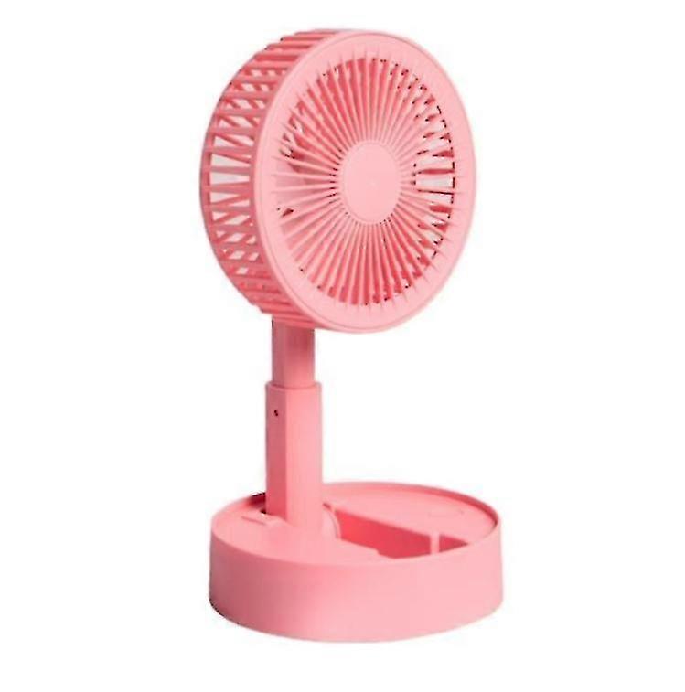 Retractable Mini Fan with USB Charging Smart Function for Lazy Office Use