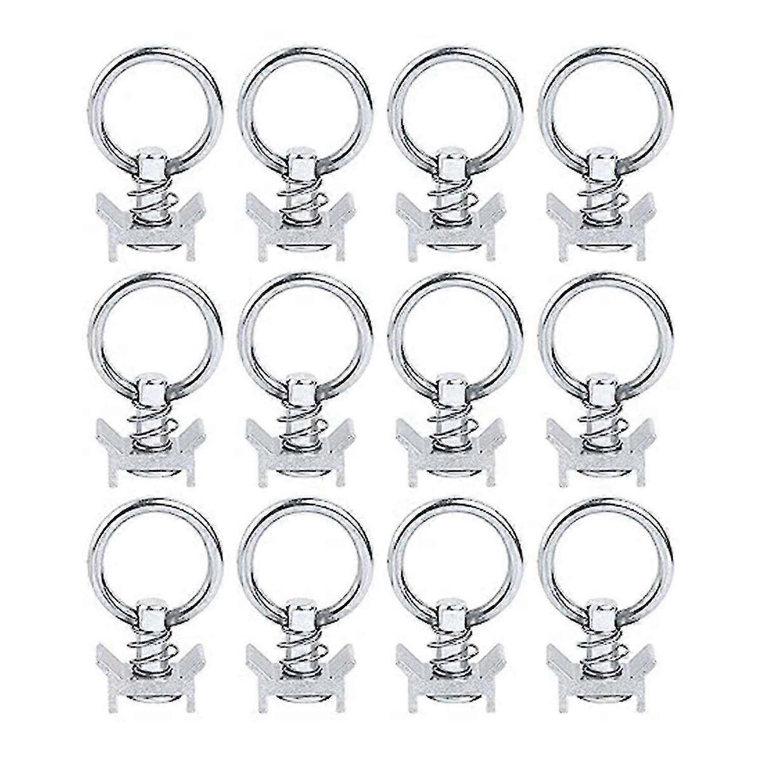 Single Stud Fitting L Track 4,000LB Capacity ,Silver