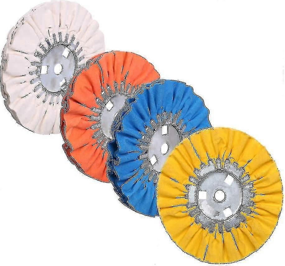 Buffing wheels for angle grinder 8 inch 4 piece set