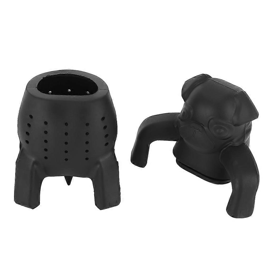 Cartoon Dog Silicone Loose Tea Strainer Infuser Filter Gadget Tea Accessory