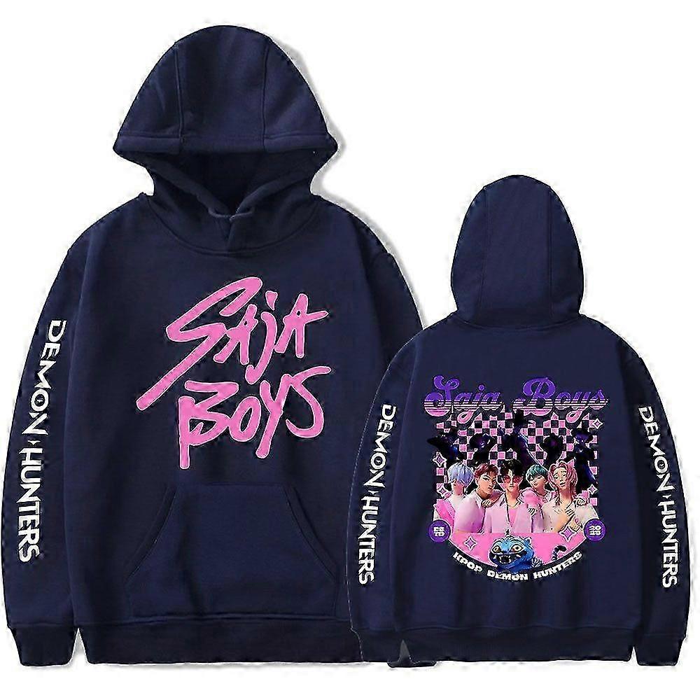 Kpop Demon Hunters Hoodie 3d Print Pullover Hooded Sweatshirt For Men Women _b